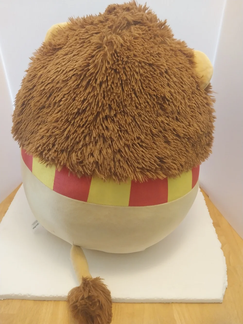 Squishmallows Lion Plush in Brown, Cream, Red, Yellow
